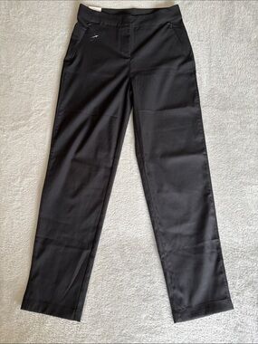 Lolë Miles Black Straight Leg Travel Pants Women’s 6 NWT